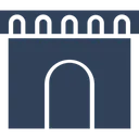 Free Chateau Arcade Porte Icône