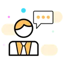 Free Talking Chating Communication Icon