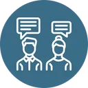 Free Office Chatting Communication Icon