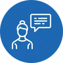 Free Chatting Communication Conversation Icon