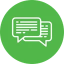 Free Chatting Communication Conversation Icon