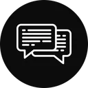 Free Chatting Communication Conversation Icon