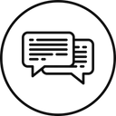 Free Chatting Communication Conversation Icon