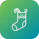 Free Chaussettes Cadeau Bonbons Icône