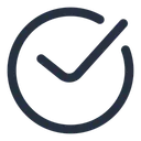 Free Hakchen Kreis Schnittstelle Umriss Icon