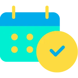 Free Check Calendar  Icon