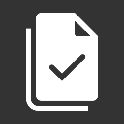 Free Check Document  Icon