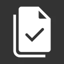 Free Check Document  Icon