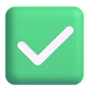 Free Mark Button Color Icon