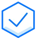 Free Check Hexagon Icon