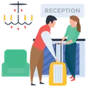 Free Check-in  Ícone