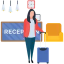 Free Check-in  Ícone
