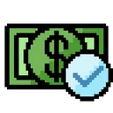 Free Money Checklist Authentic Icon