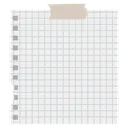 Free Checkered Note Mathematics Paper Note Design Icon