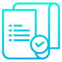 Free Verified Page Approve Page Verified Document Icon