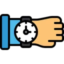 Free Checking Time Wrist Watch Checking Watch Icon