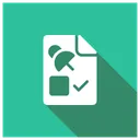 Free Checklist File Attach Icon