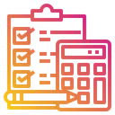 Free Checklist Calculator Pen Icon