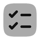 Free Checklist Minimalistic Icon