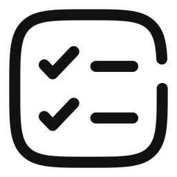 Free Checklist minimalistic  Icon