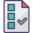 Free Checklistenbericht Checkliste Einkaufsliste Icon