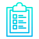 Free Checkliste Zwischenablage  Symbol