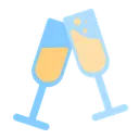 Free Glasses Flat Icon