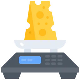 Free Cheese Weight  Icon