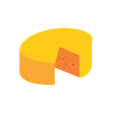Free Cheese Wheel Local Produce Authentic Icon