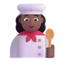Free Cook Color Medium Dark Icon