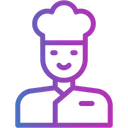 Free Chef Professions And Jobs Male Icon