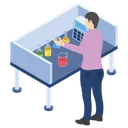 Free Chemical Testing Lab Experiment Laboratory Test Icon