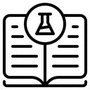 Free Chemiebuch  Symbol