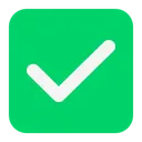 Free Marque Bouton Plat Icône