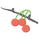 Free Cherries Berries Trees Garden Cherries Icon