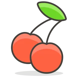 Free Cherry Emoji Icon
