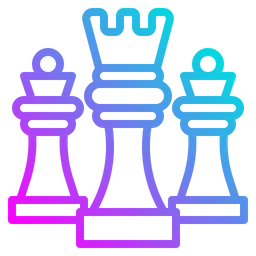 Generate an icon for the intermediate level in chess. the icon