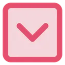 Free Chevron Down Sq Fr Arrow Up Icon