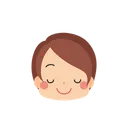 Free Chica Emoji Aliviada Icono