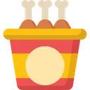 Free Chicken Bucket  Icon