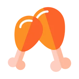 Free Chicken Leg  Icon