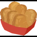 Free Chicken Nuggets Fast Food Food Dish Icon