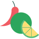 Free Chilli And Lime Cooking Cuisine Icon