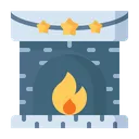 Free Chimenea Cabina Madera Icono