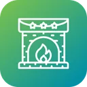 Free Chimenea Cabina Madera Icono