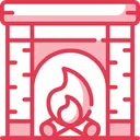 Free Chimenea Fuego Invierno Icono