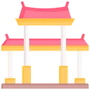Free China Gate Chinese Icon