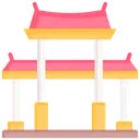 Free China Gate Chinese Icon