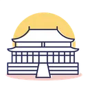 Free China traditional building Icon