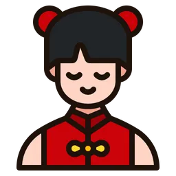 Free Chinese Girl  Icon